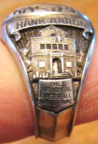 HANK AARON HALL OF FAME RING
