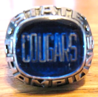 1984 COUGARS STATE CHAMPIONS RING
