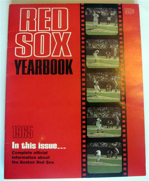 1965 BOSTON RED SOX YEARBOOK