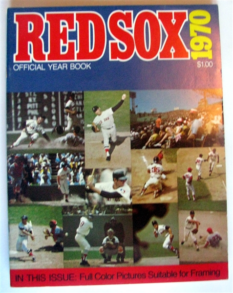 1970 BOSTON RED SOX YEARBOOK