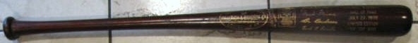 1970 BASEBALL HOF BAT w/ COMBS - FRICK - HAINES & BOUDREAU