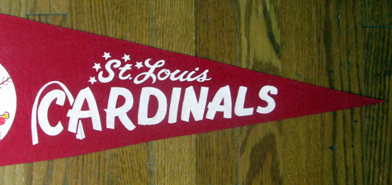 VINTAGE 60's ST. LOUIS CARDINALS PENNANT