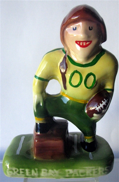 50's GREEN BAY PACKERS MASCOT BANK