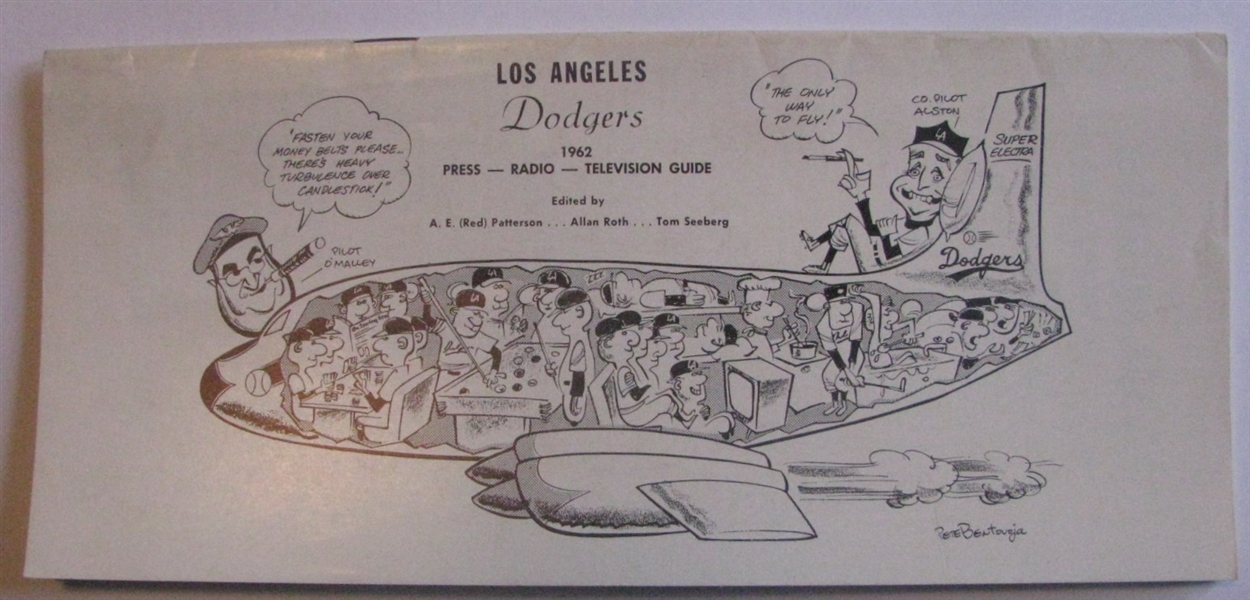 1962 LOS ANGELES DODGERS MEDIA GUIDE