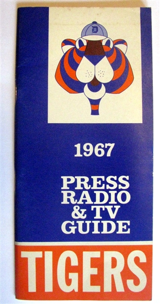 1967 DETROIT TIGERS MEDIA GUIDE