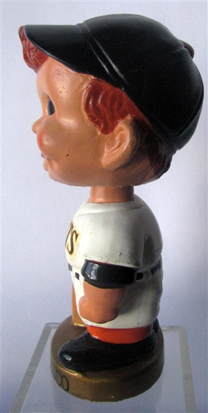 60's SAN FRANCISCO GIANTS GOLD BASE BOBBING HEAD w/BOX