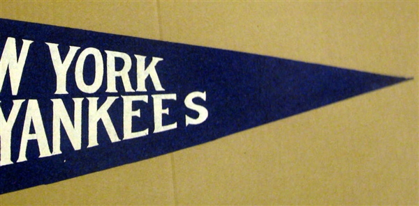 40's NEW YORK YANKEES FULL SIZED PENNANT