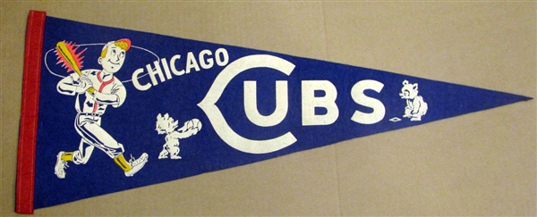 60's CHICAGO CUBS PENNANT