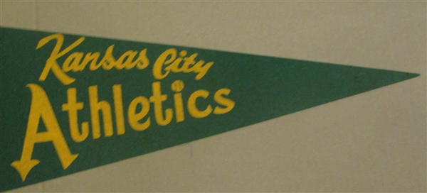 60's KANSAS CITY ATHLETICS PENNANT