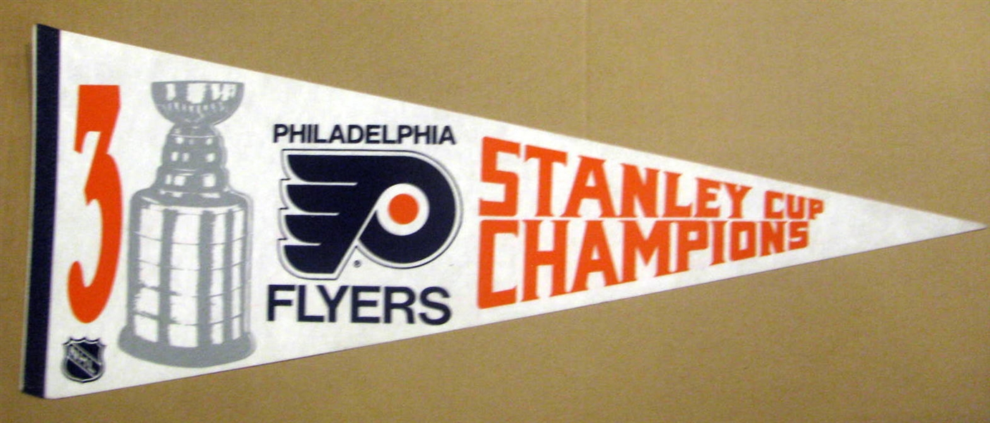 VINTAGE PHILADELPHIA FLYERS PENNANTS - 2 