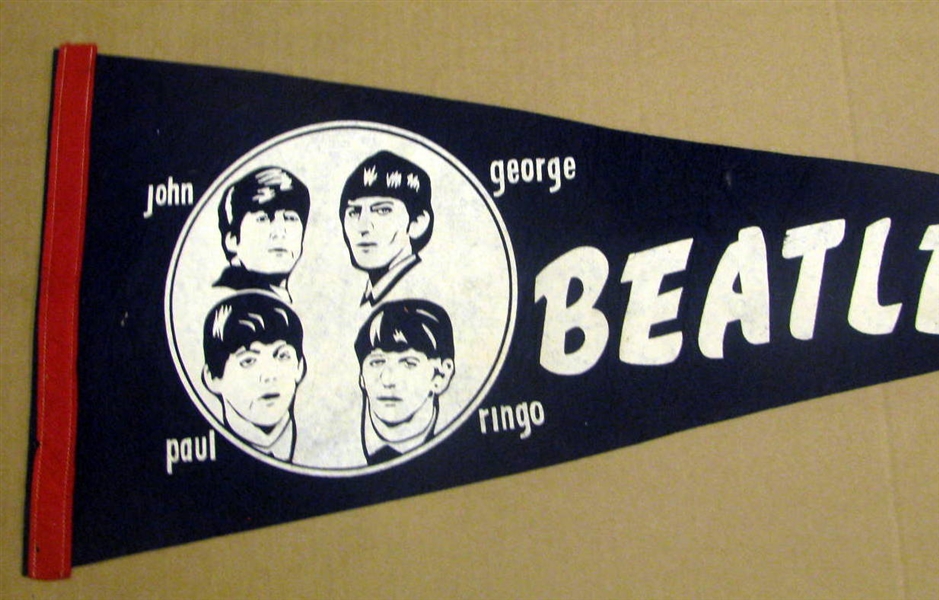 60's BEATLES PENNANT