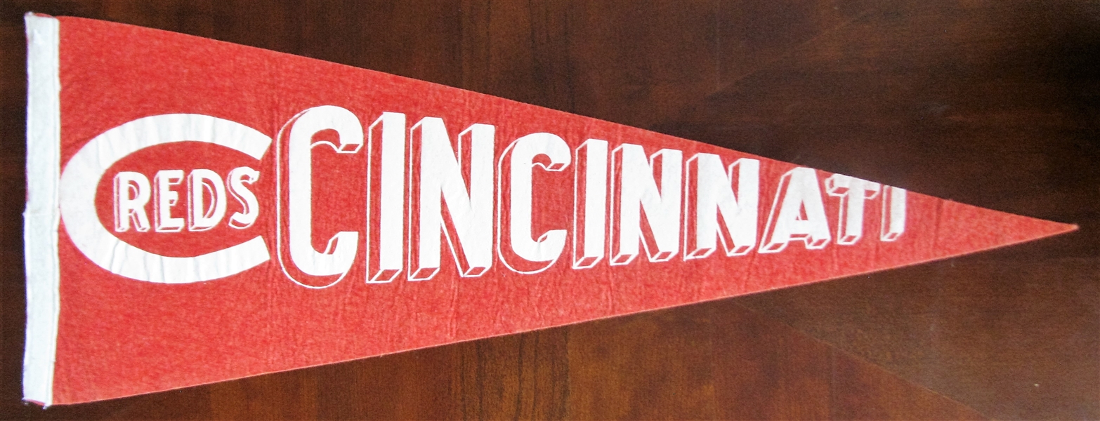 40's CINCINNATI REDS BASEBALL PENNANT