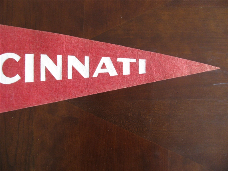 50's CINCINNATI REDS BASEBALL PENNANT