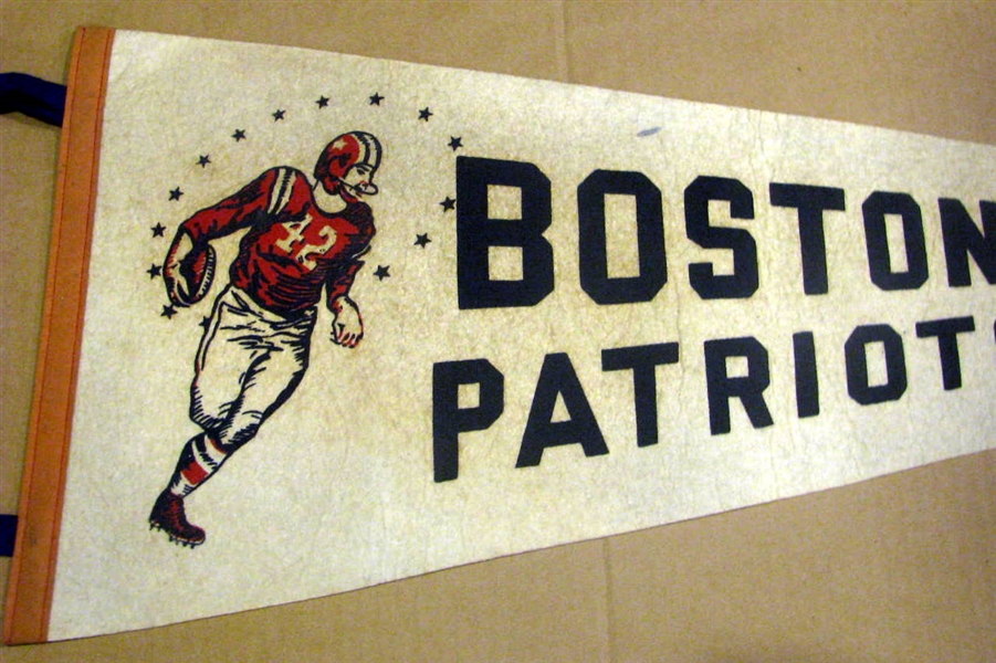 60's BOSTON PATRIOTS AFL PENNANT - RARE