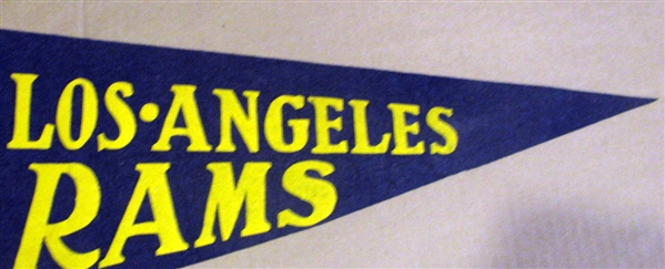 50's LOS ANGELES RAMS PENNANT