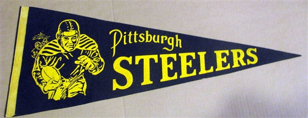 40's PITTSBURGH STEELERS PENNANT