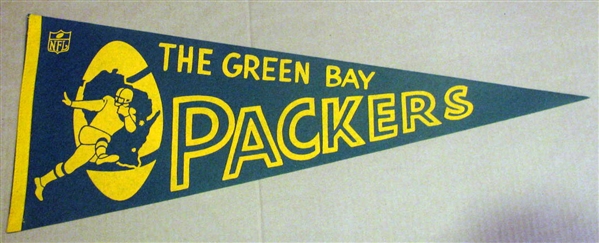 60's GREEN BAY PACKERS PENNANT