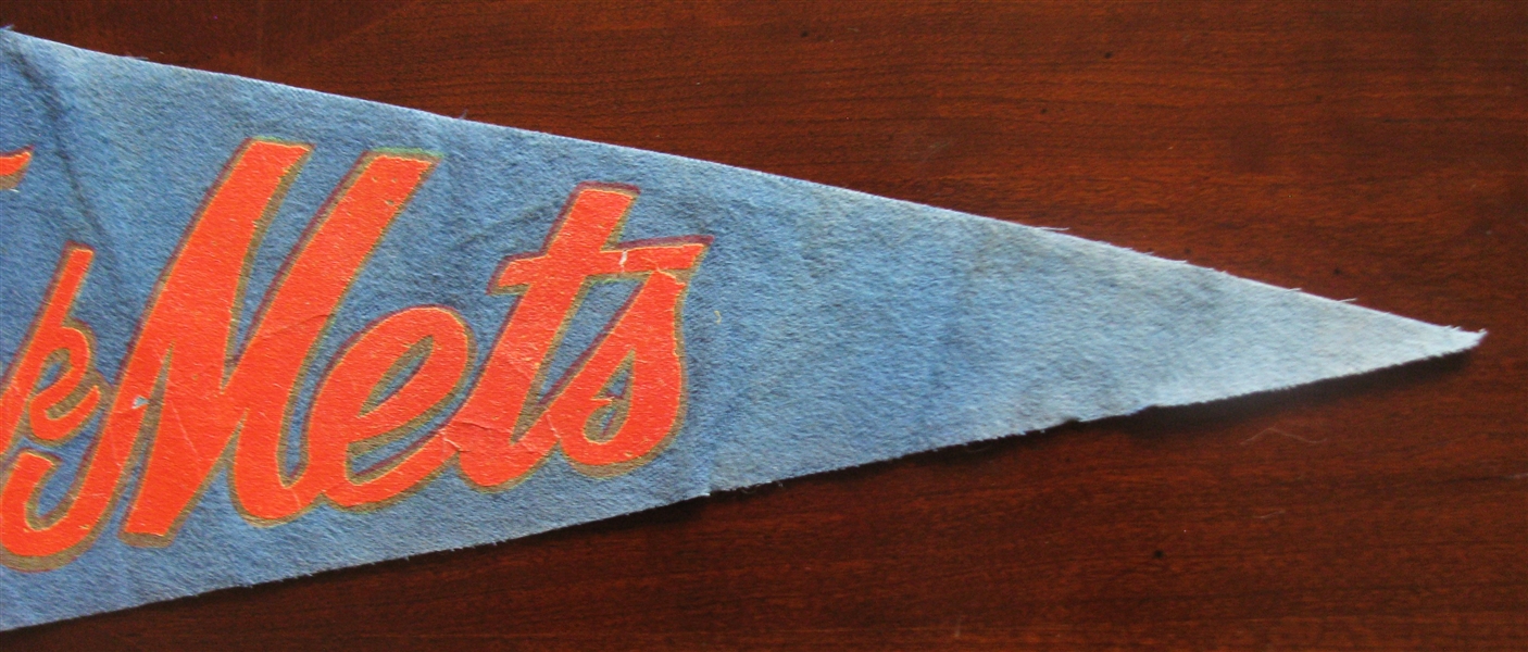 60's NY METS MR MET BASEBALL PENNANT