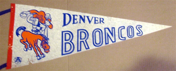 60's DENVER BRONCOS AFL PENNANT