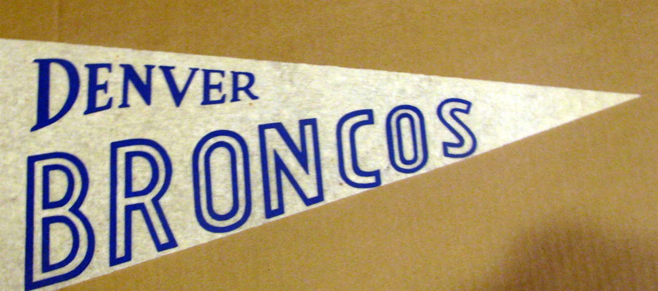 60's DENVER BRONCOS AFL PENNANT