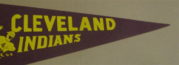 40's CLEVELAND INDIANS PENNANT