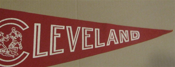 40's CLEVELAND INDIANS PENNANT