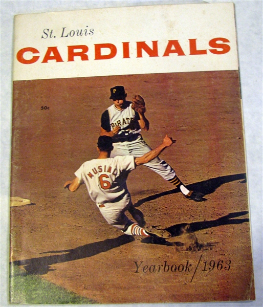 1963 ST. LOUIS CARDINALS YEARBOOK