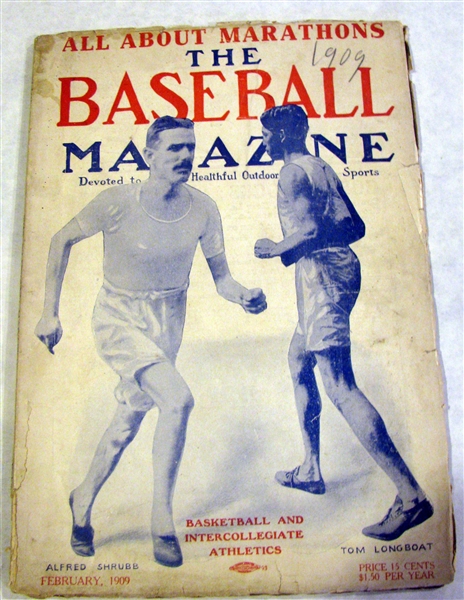 1909 THE BASEBALL MAGAZINE - w/TY COBB