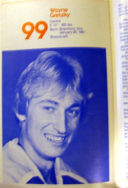1979-80 EDMONTON OILERS MEDIA GUIDE -1st NHL w/GRETZKY