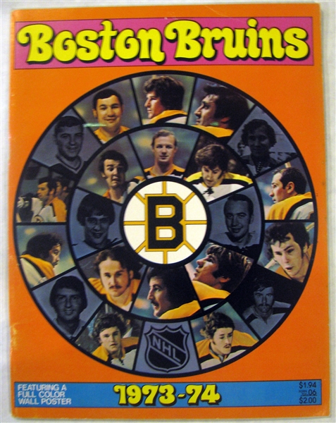 1973-74 BOSTON BRUINS YEARBOOK