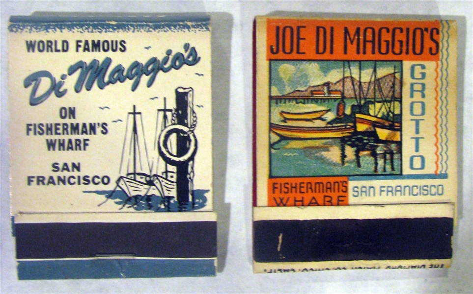 VINTAGE JOE DIMAGGIO MATCHBOOKS - 2