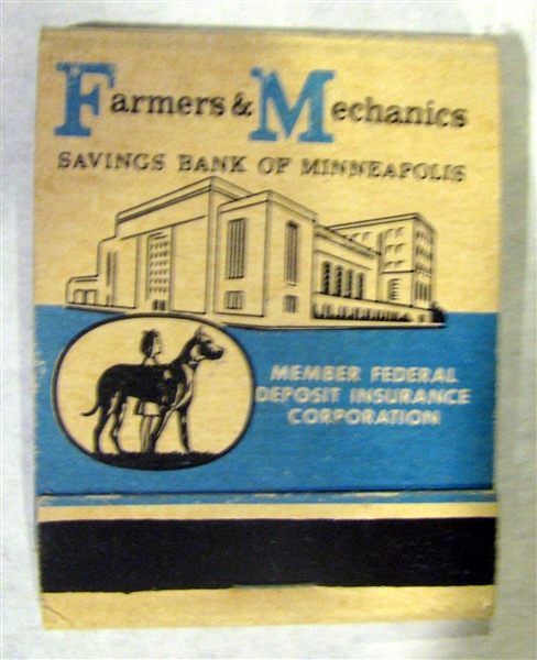 60's MINNESOTA TWINS BILLY GARDNER MATCHBOOK