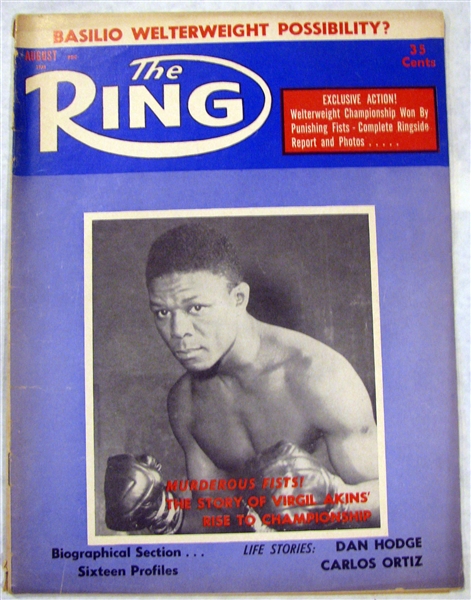 50's THE RING MAGAZINE - 5 ISSUES