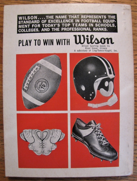 1968 (AFL) AMERICAN FOOTBALL LEAGUE OFFICAL GUIDE