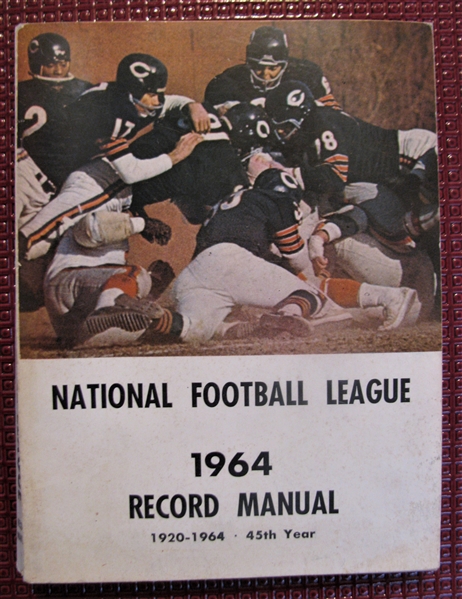 1964 NFL RECORD GUIDE