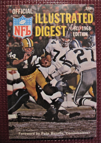 1968 OFFICIAL NFL ILLUSTRATED DIGEST