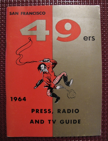 1964 sSAN FRANCISCO 49ers PRESS RADIO & MEDIA GUIDE