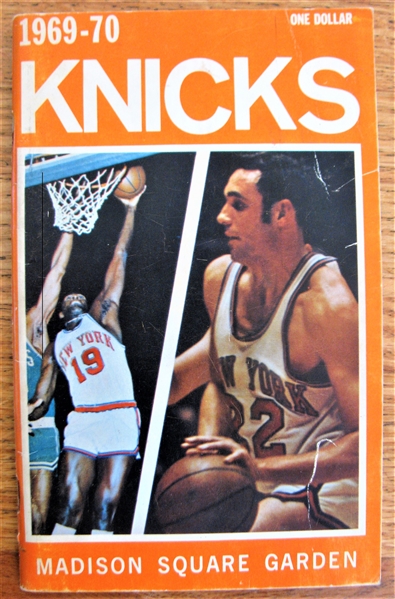 1969-70 NEW YORK KNICKS YEARBOOK - CHAMPIONSHIP YEAR !