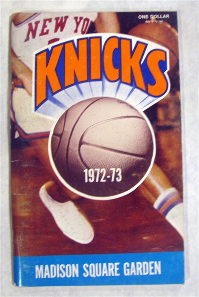 1972-73 NEW TORK KNICKS MEDIA GUIDE