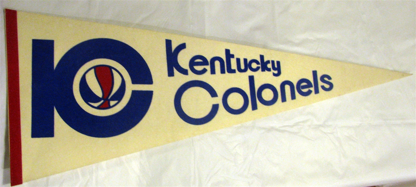 VINTAGE ABA KENTUCKY COLONELS PENNANT