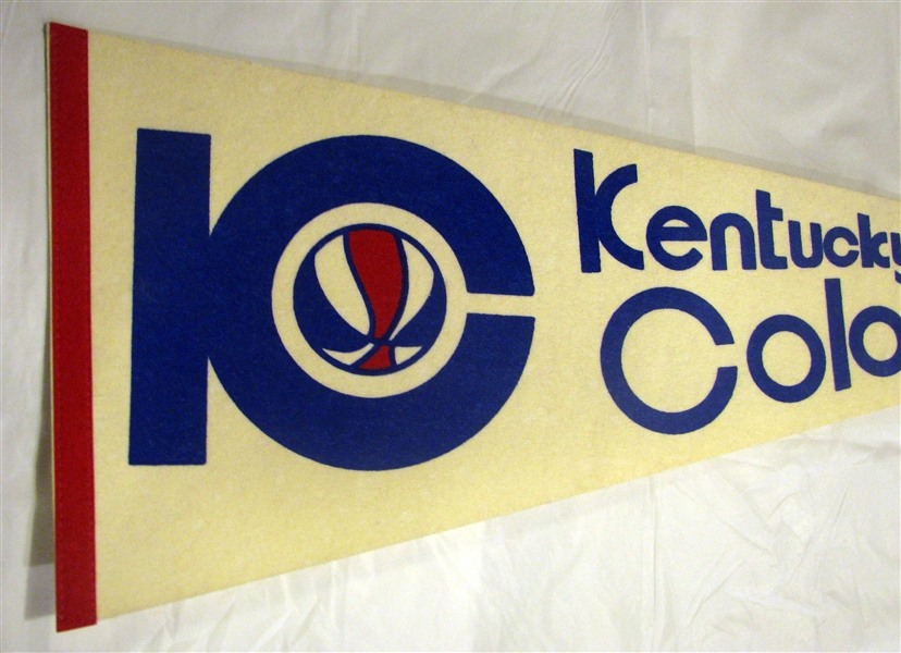 VINTAGE ABA KENTUCKY COLONELS PENNANT