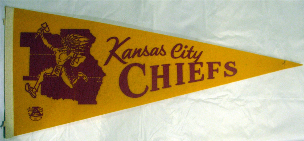 60's AFL KANSAS CITY CHIEFS PENNANT