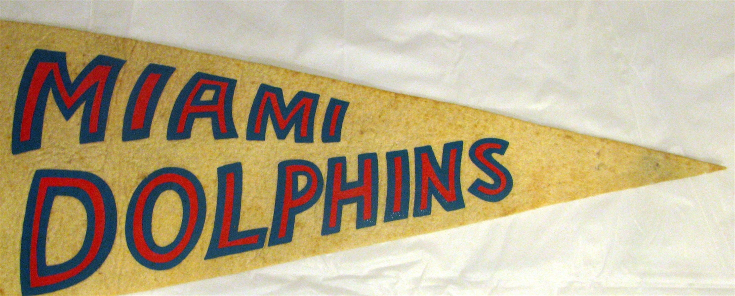 60's AFL MIAMI DOLPHINS PENNANT