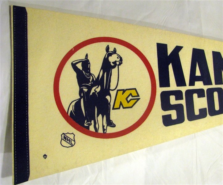 VINTAGE KANSAS CITY SCOUTS PENNANT