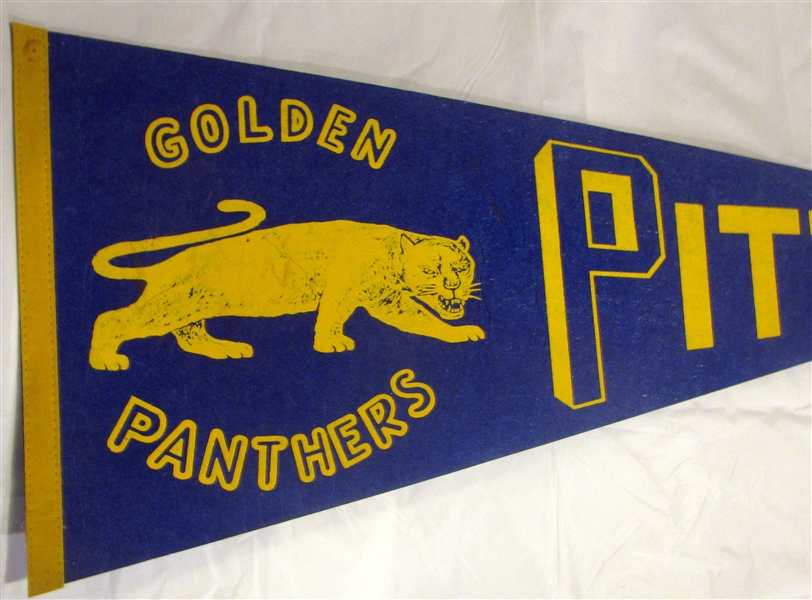 VINTAGE PITT PANTHERS PENNANT