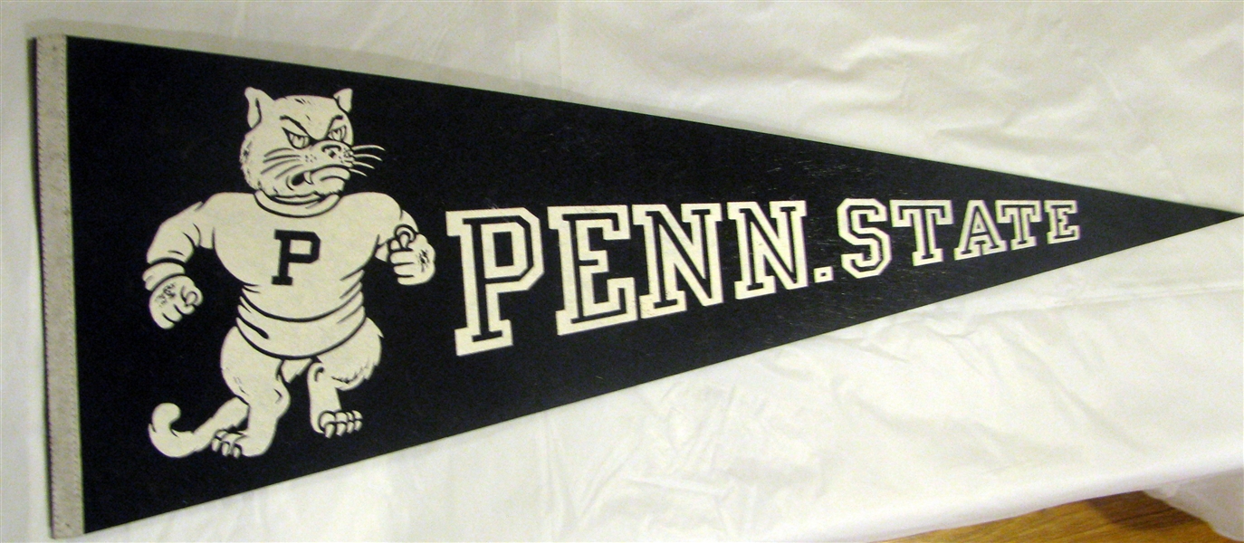 VINTAGE PENN STATE NITTANY LIONS PENNANT