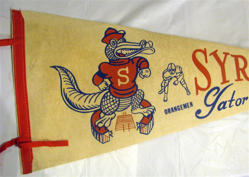 60's SYRACUSE ORANGEMEN GATOR BOWL PENNANT