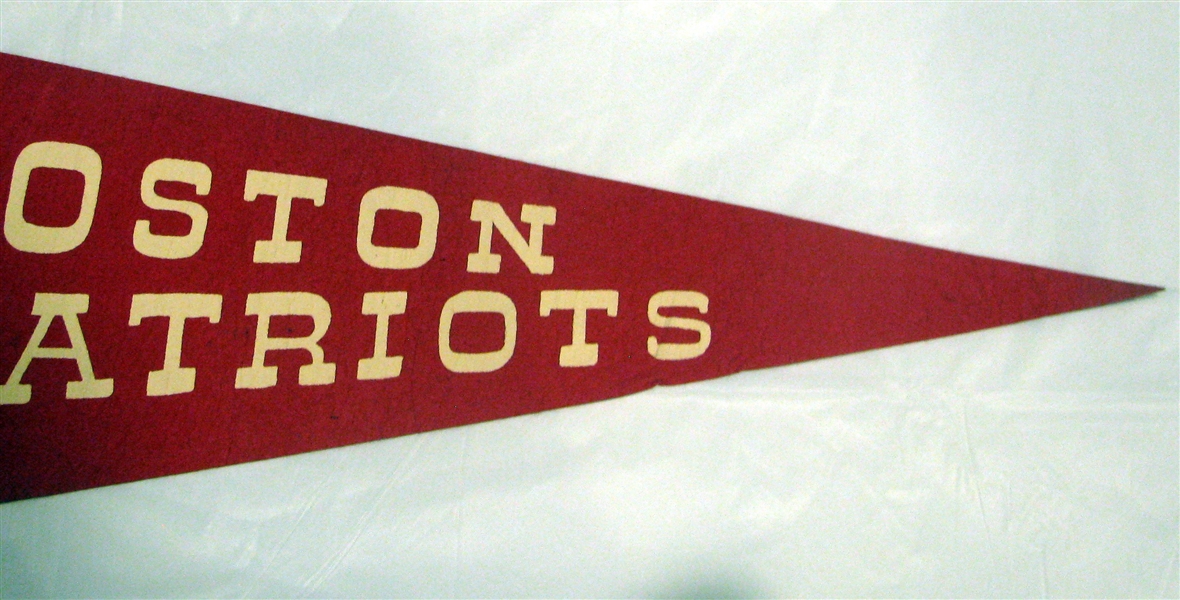 60's AFL BOSTON PATRIOTS PENNANT