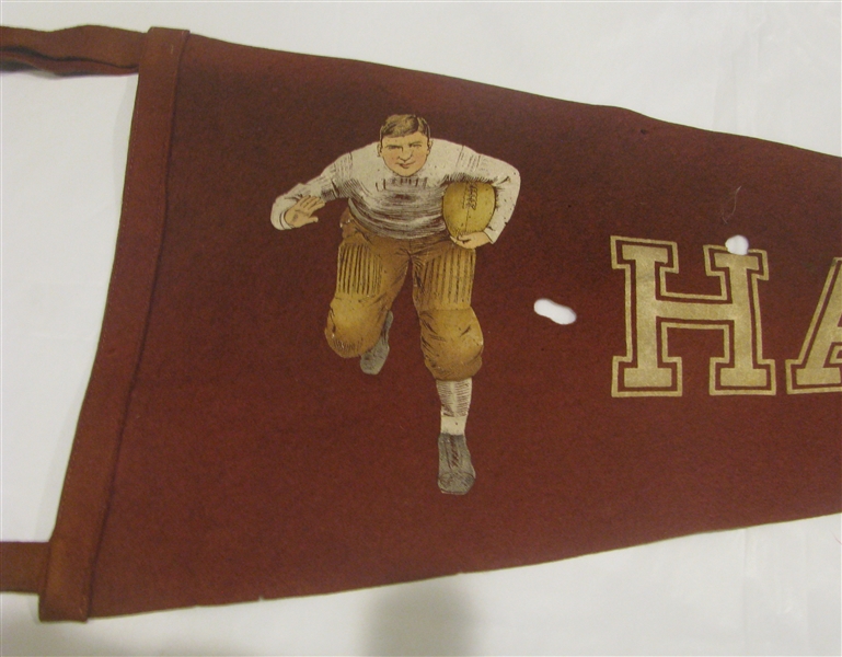 VINTAGE HARVARD FOOTBALL PENNANT - MUST SEE!