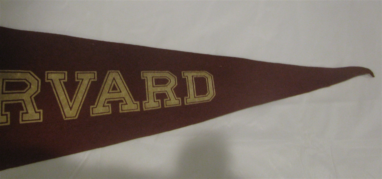 VINTAGE HARVARD FOOTBALL PENNANT - MUST SEE!